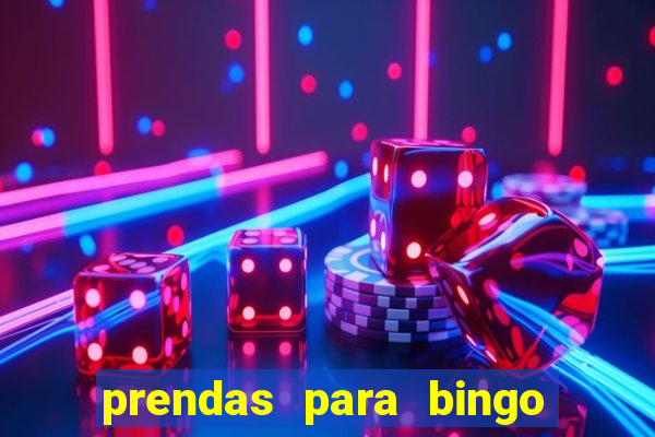 prendas para bingo de natal